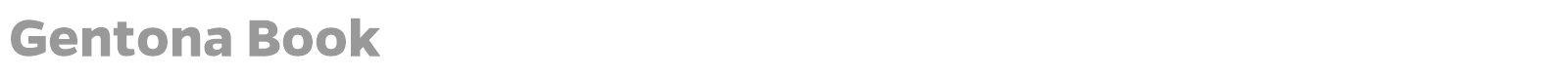 Gentona Book font preview